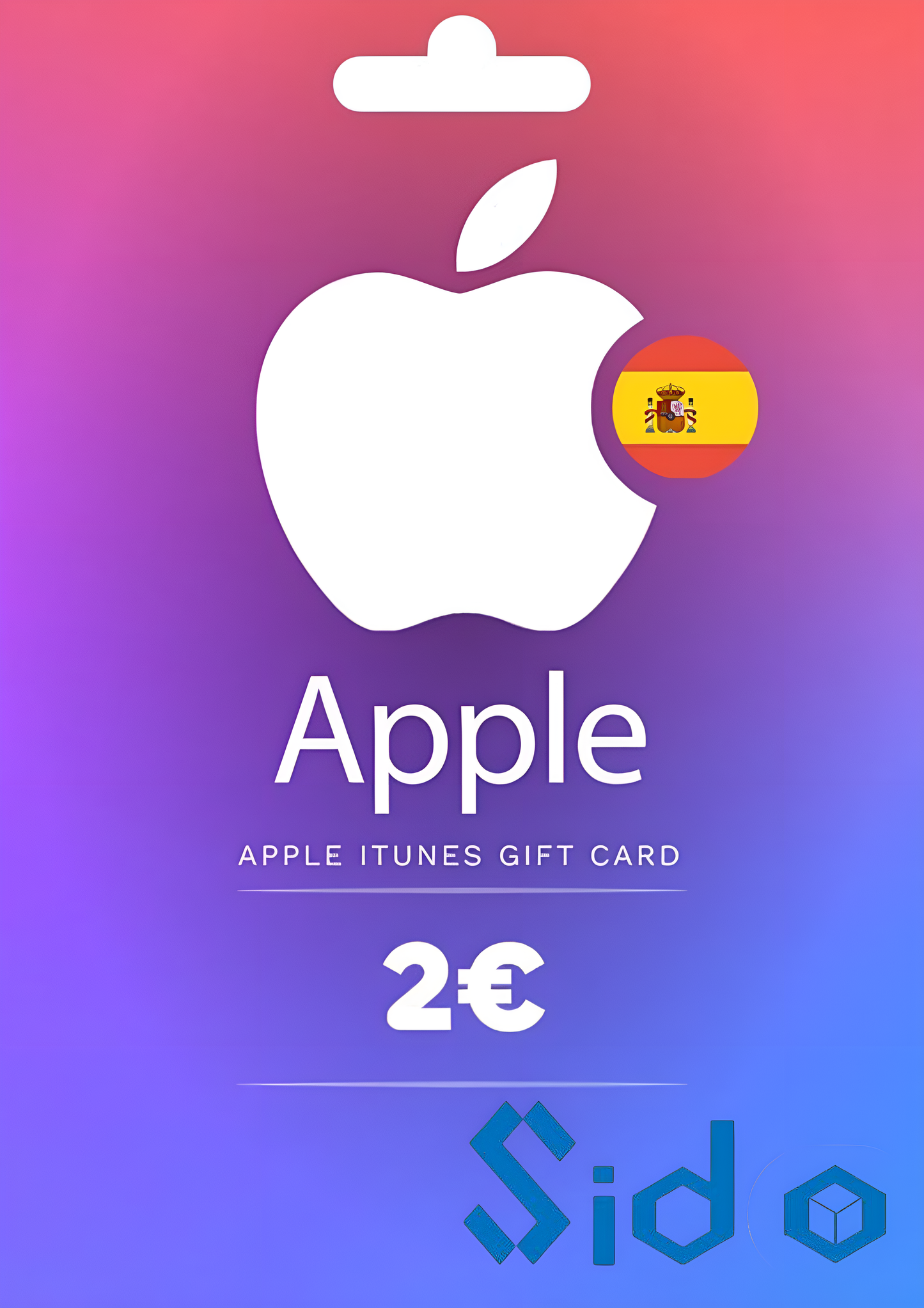 APPLE ITUNES GIFT CARD 2 EUR ITUNES KEY SPAIN