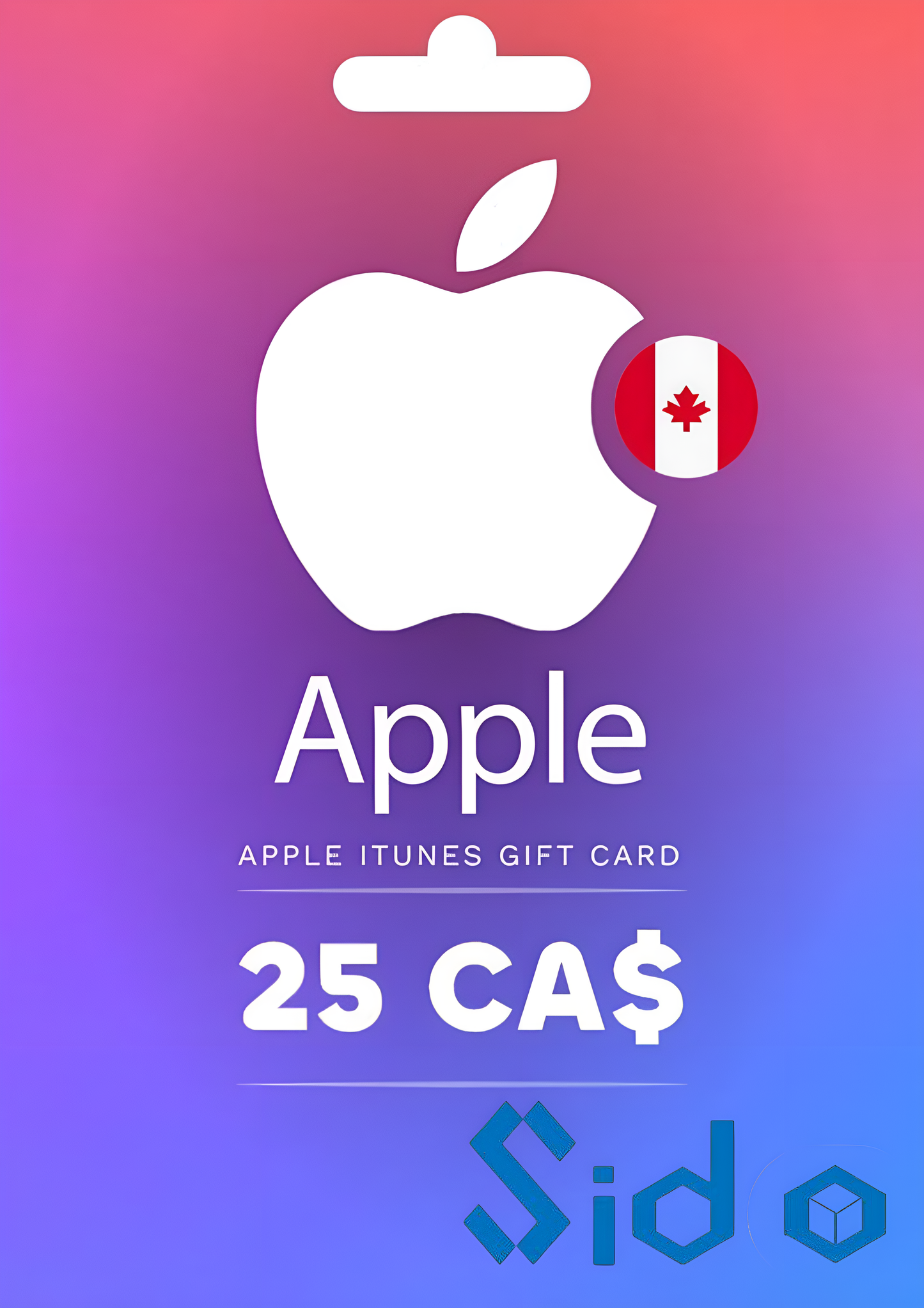 APPLE ITUNES GIFT CARD 25 CAD ITUNES KEY CANADA