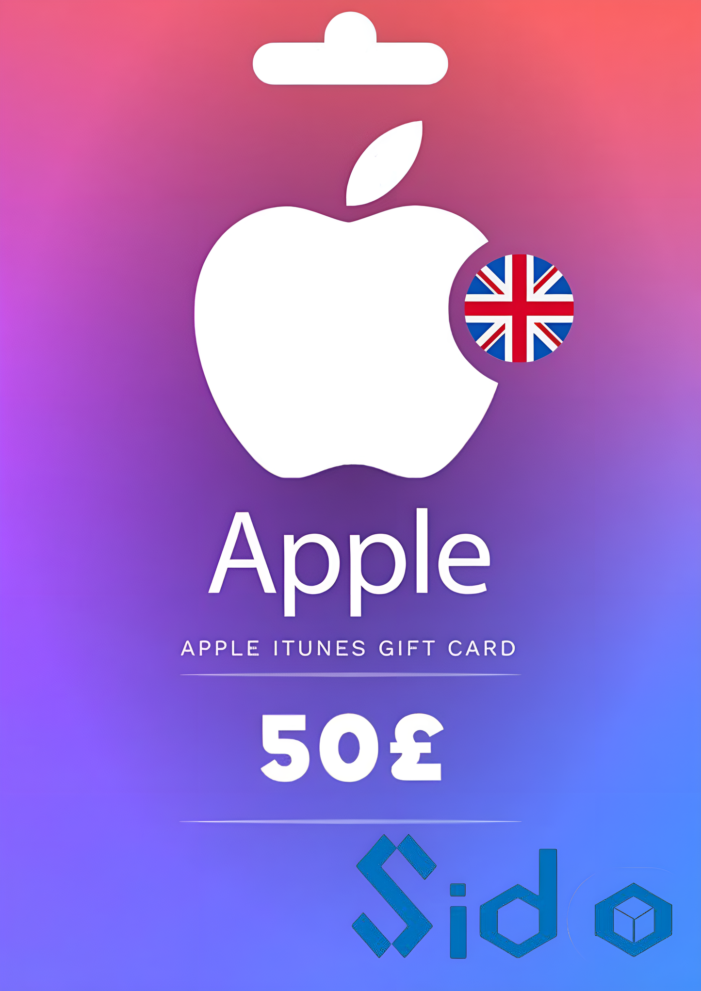APPLE ITUNES GIFT CARD 50 GBP ITUNES KEY UNITED KINGDOM