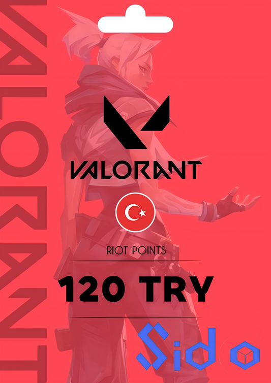 Valorant Gift Card 120 TRY (475 VP) - TURKEY