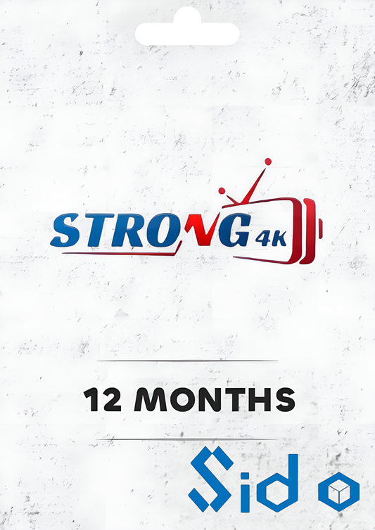 STRONG 4K (8K VIP) 12 Month - GLOBAL