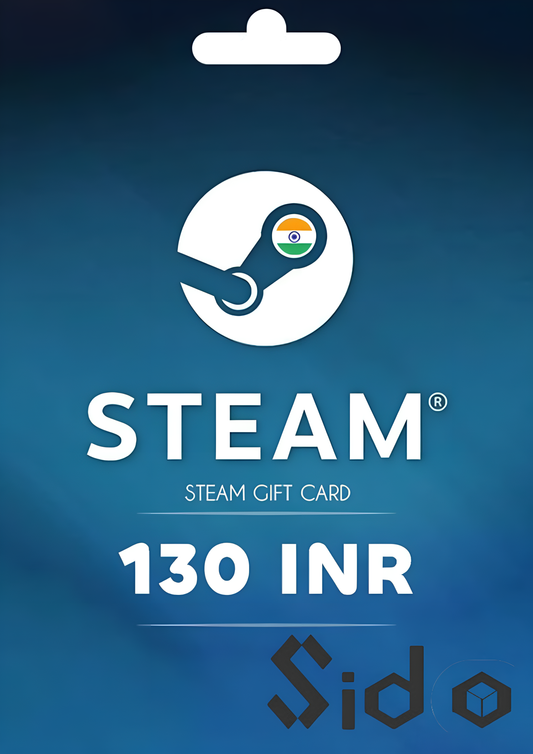 Steam Wallet Gift Card 130 INR Steam Key INDIA