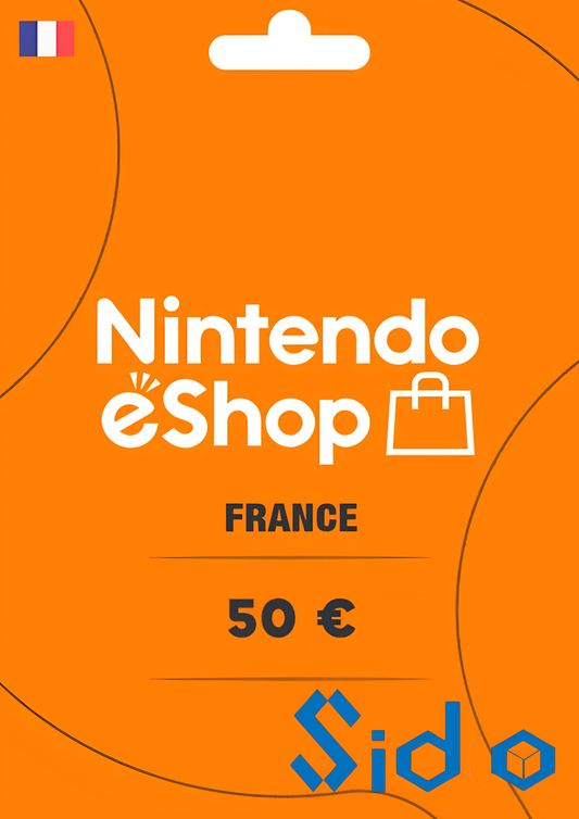 Nintendo eShop Card 50 EURO Key FRANCE