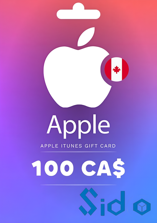 APPLE ITUNES GIFT CARD 100 CAD ITUNES KEY CANADA