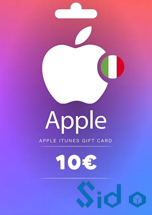 APPLE ITUNES GIFT CARD 10 EUR ITUNES KEY ITALY