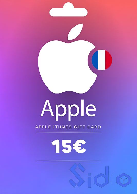 APPLE ITUNES GIFT CARD 15 EUR ITUNES KEY FRANCE