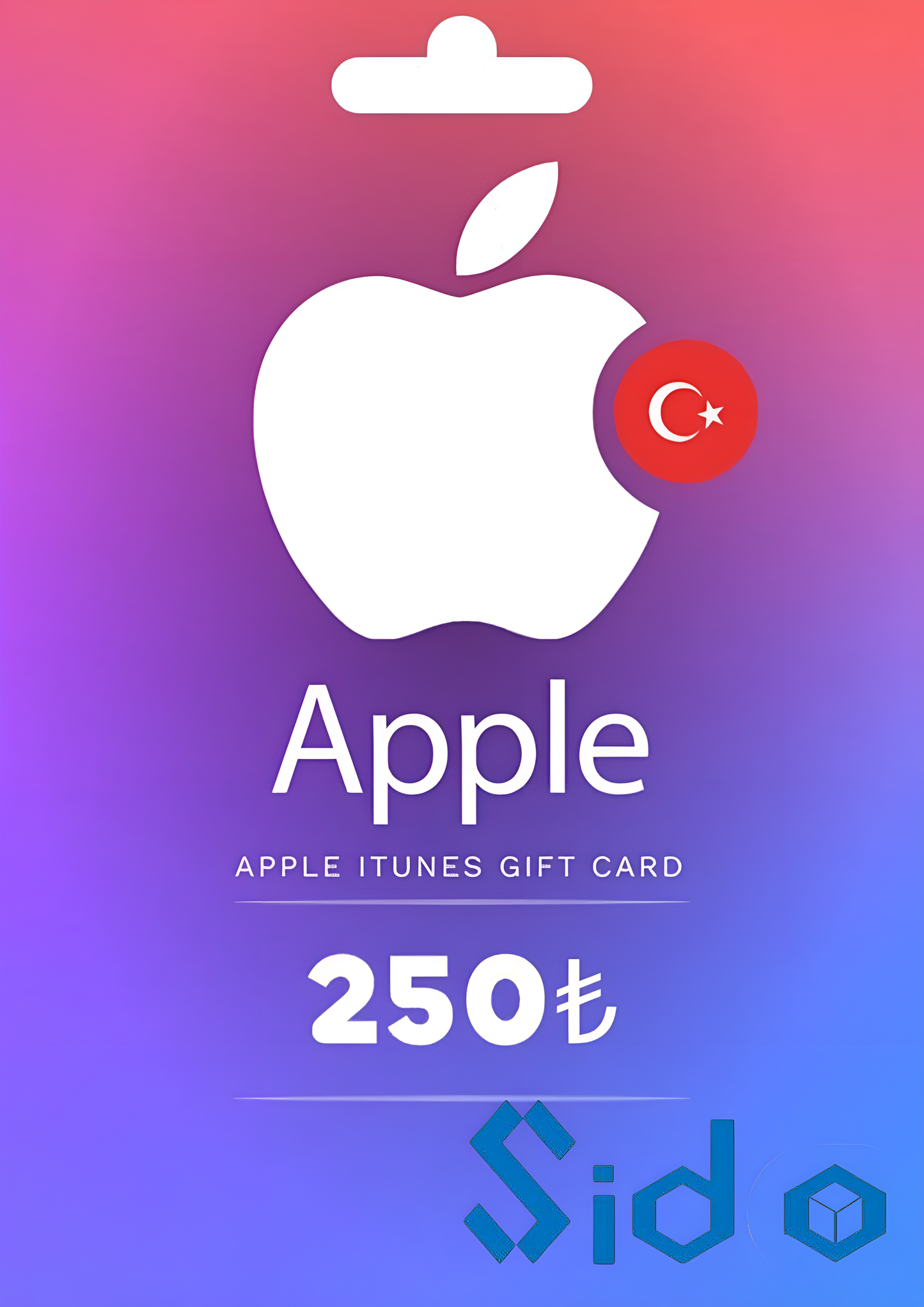 APPLE ITUNES GIFT CARD 250 TRY ITUNES KEY TURKEY