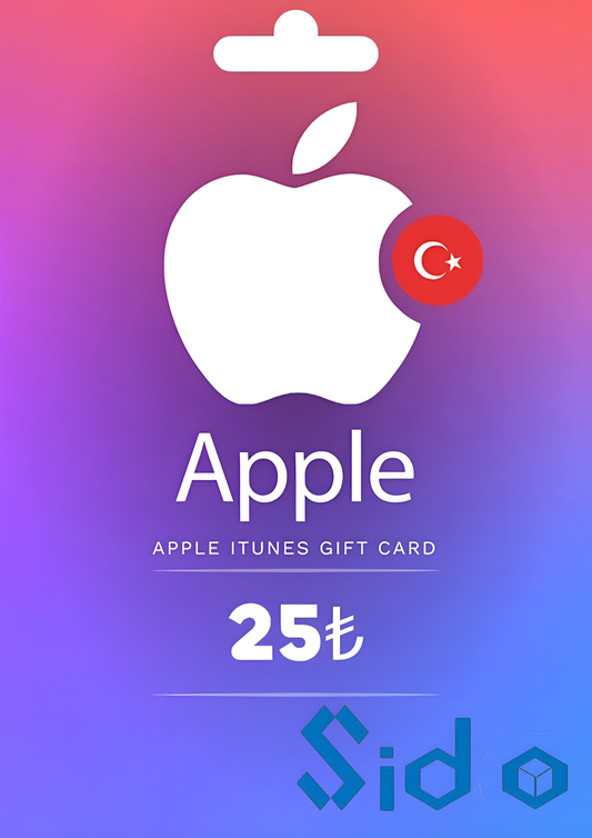 APPLE ITUNES GIFT CARD 25 TRY ITUNES KEY TURKEY