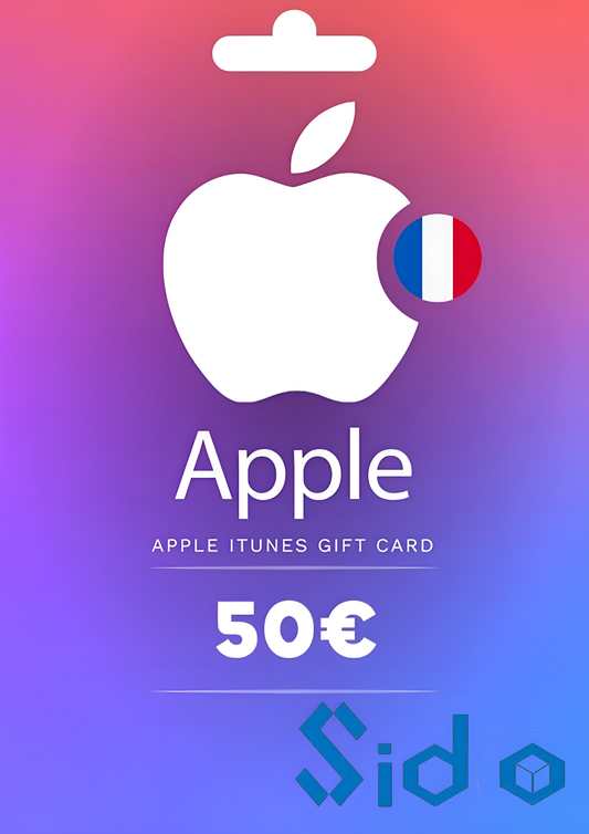 APPLE ITUNES GIFT CARD 50 EUR ITUNES KEY FRANCE