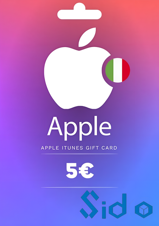 APPLE ITUNES GIFT CARD 5 EUR ITUNES KEY ITALY