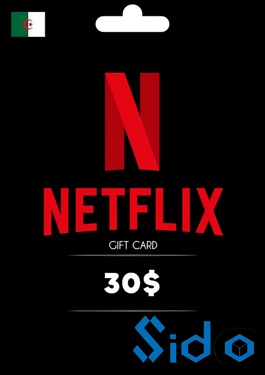 Netflix DZ 30$ - Key Algeria