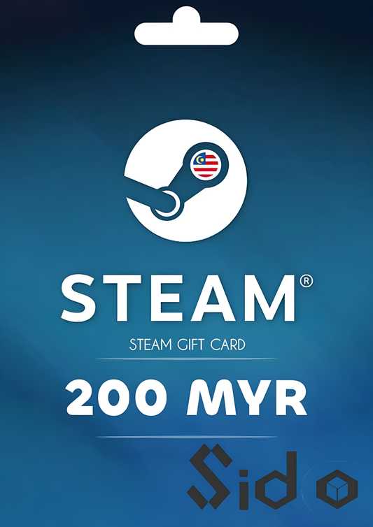 Steam Wallet Gift Card 200 MYR Steam Key MALAYSIA