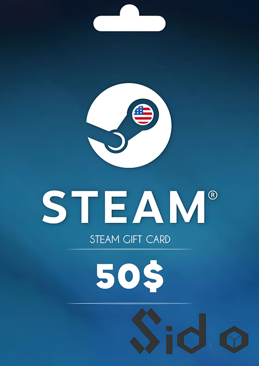 Steam Wallet Gift Card 50 USD Steam Key USD CURRENCY ONLY