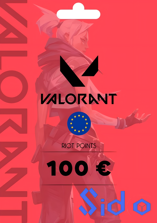 Valorant Gift Card 100 EUR (1000 VP) - EUROPE