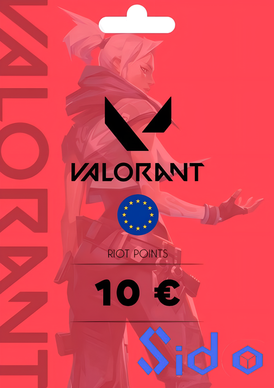 Valorant Gift Card 10 EUR (1000 VP) - EUROPE