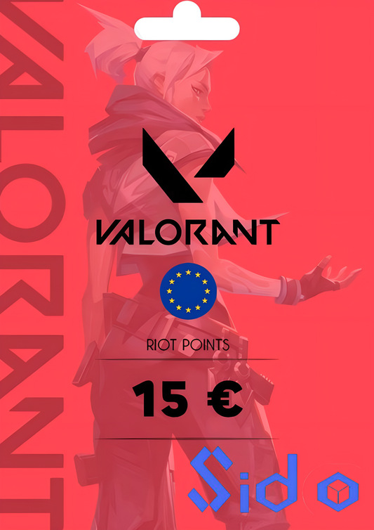Valorant Gift Card 15 EUR (1000 VP) - EUROPE
