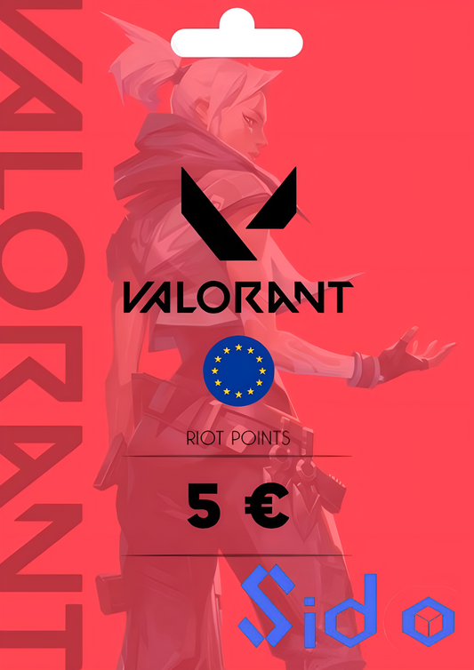 Valorant Gift Card 5 EUR (475 VP) - EUROPE